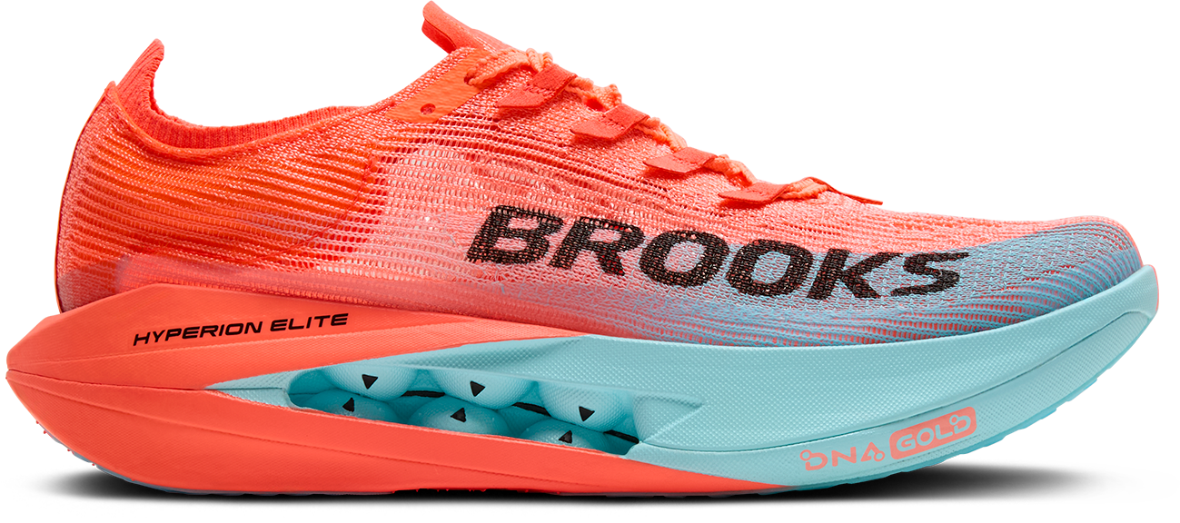 U Brooks Hyperion Elite 5 Pink Clay Atomizer Blue