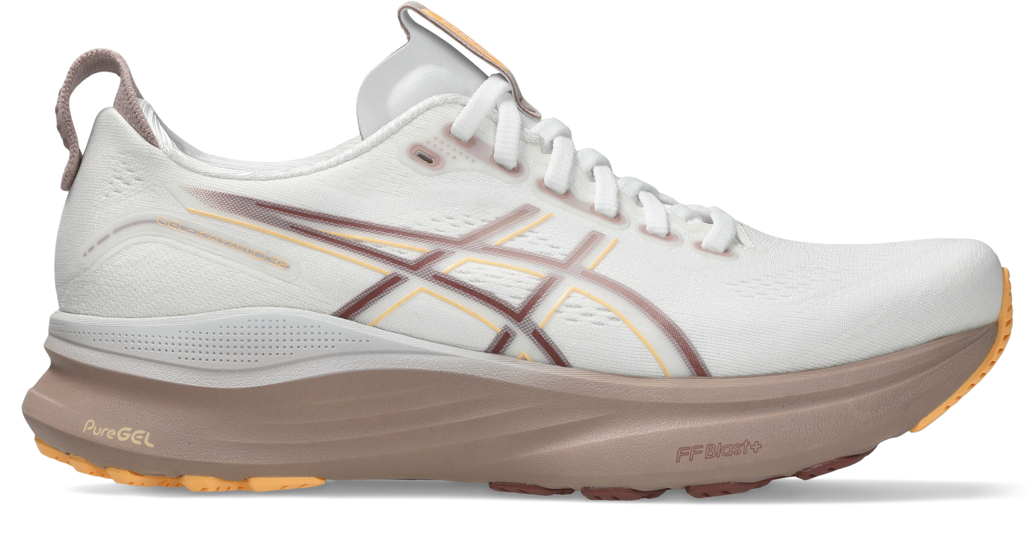 W Asics Gel-Kayano 32 White Orange Glow