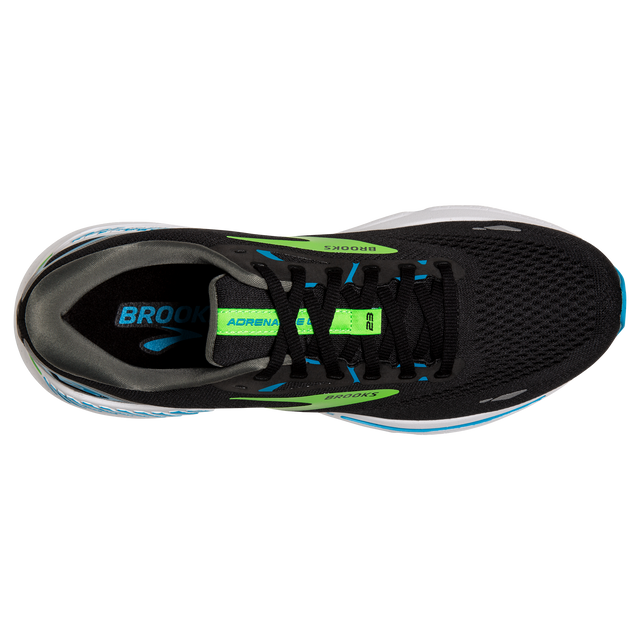M Brooks Adrenaline GTS 23 Black/Hawaiian Ocean/Green