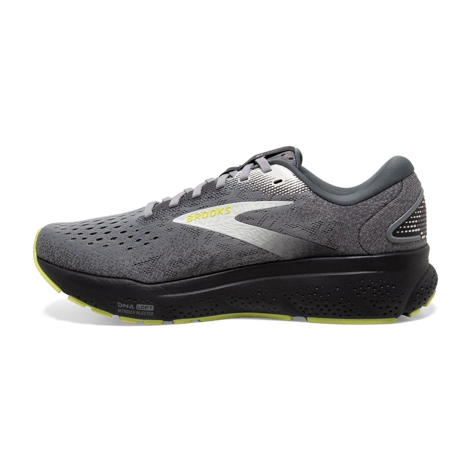 M Brooks Ghost 16 Primer/Grey/Lime