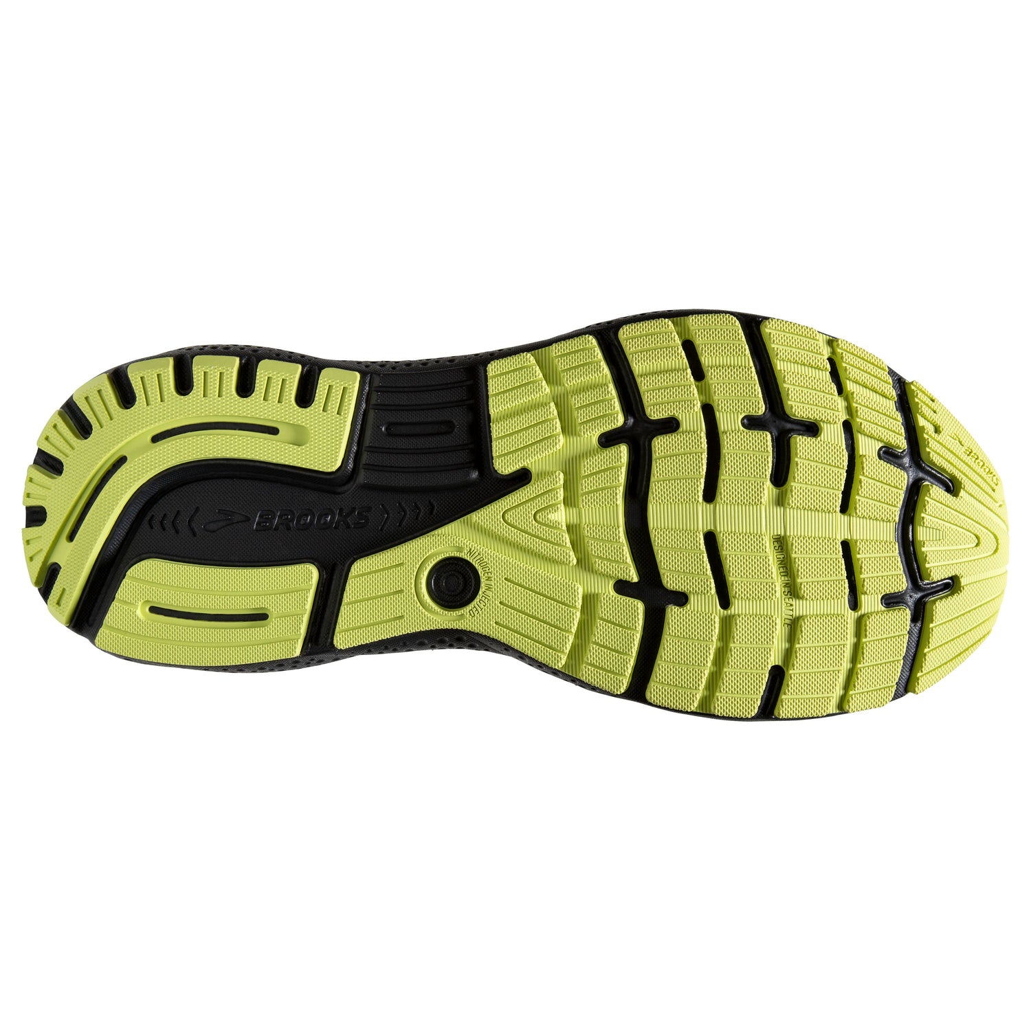 M Brooks Ghost 16 Primer/Grey/Lime