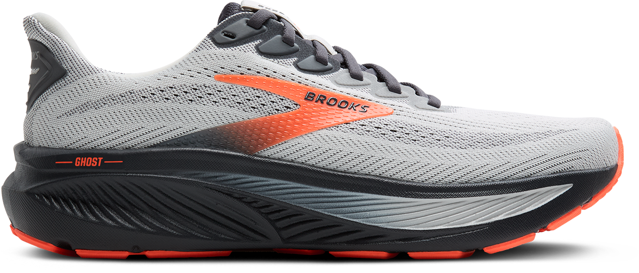 M Brooks Ghost 17 Oyster Mushroom/ Orange