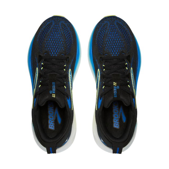 Men's Brooks Glycerin 22 Black/Cobalt/Neo Yellow