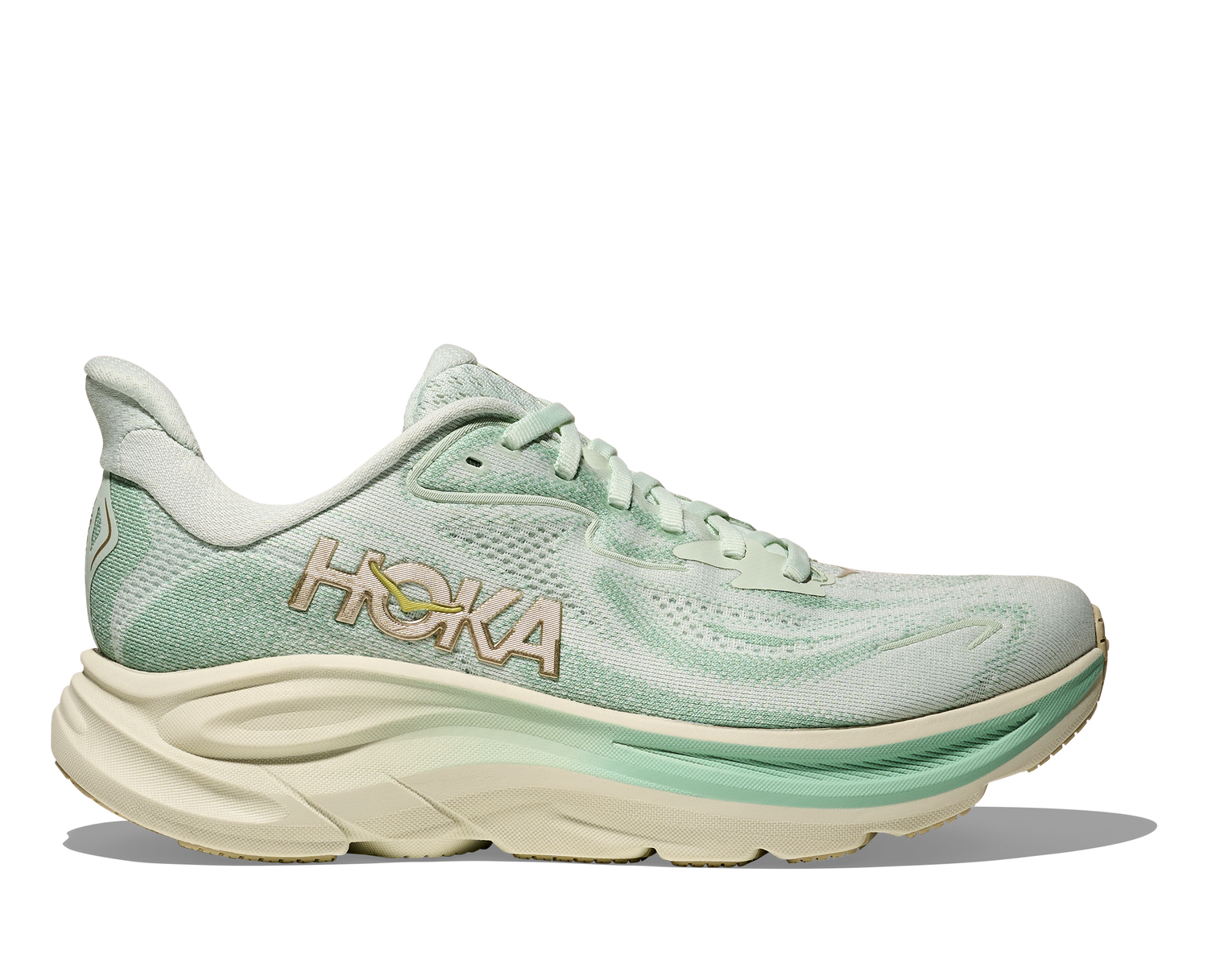 W Hoka Clifton 10 Sea Glass Jadeite
