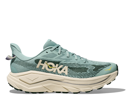 M Hoka Challenger 8 Jade Truffle Salt