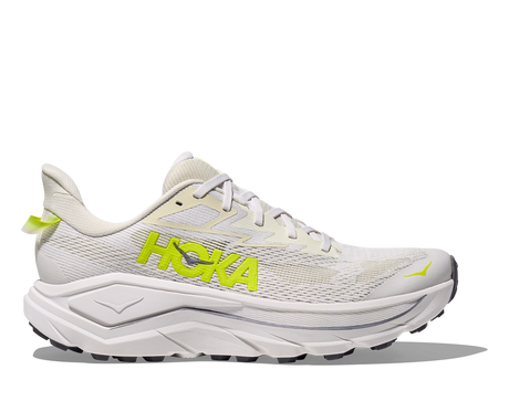 M Hoka Challenger 8 White Neon Citrus