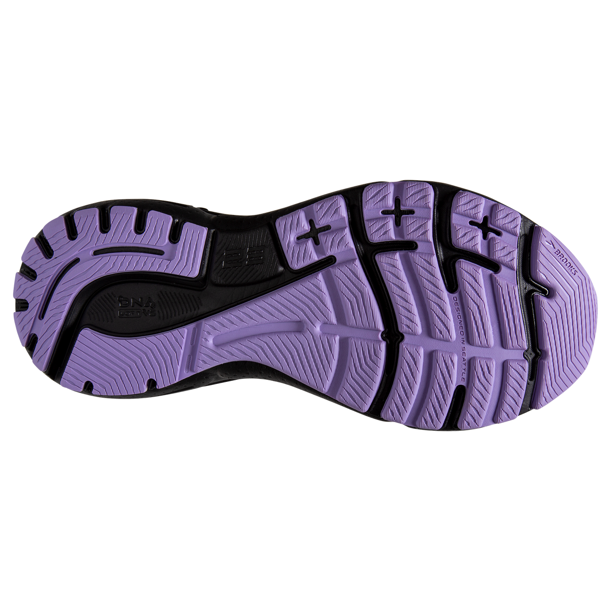 W Brooks Adrenaline GTS 23 Grey/Black/Purple – Frontrunners Footwear