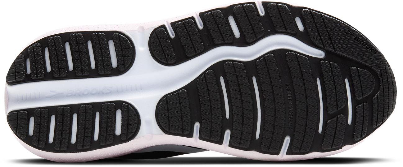 W Brooks Ghost Max 2 Black/White/Orchid Ice