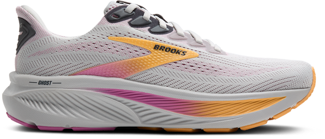 W Brooks Ghost 17 Oyster Apricot Pink