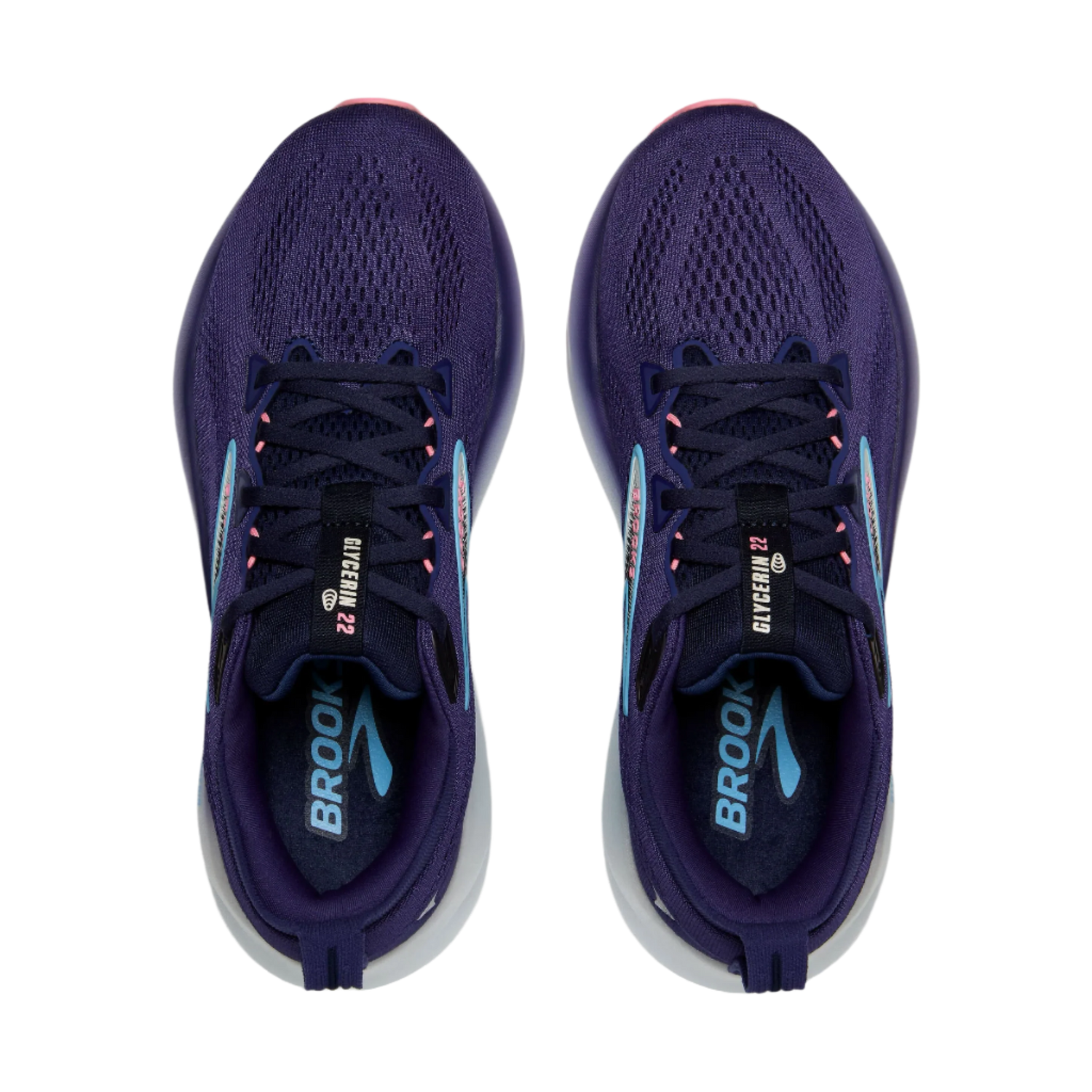 Women's Brooks Glycerin 22 Blue Ribbon/Peacoat/Dianthus