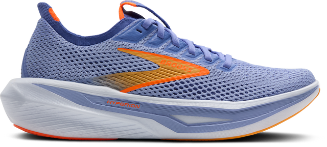 W Brooks Hyperion 3 Blue Heron Orange White