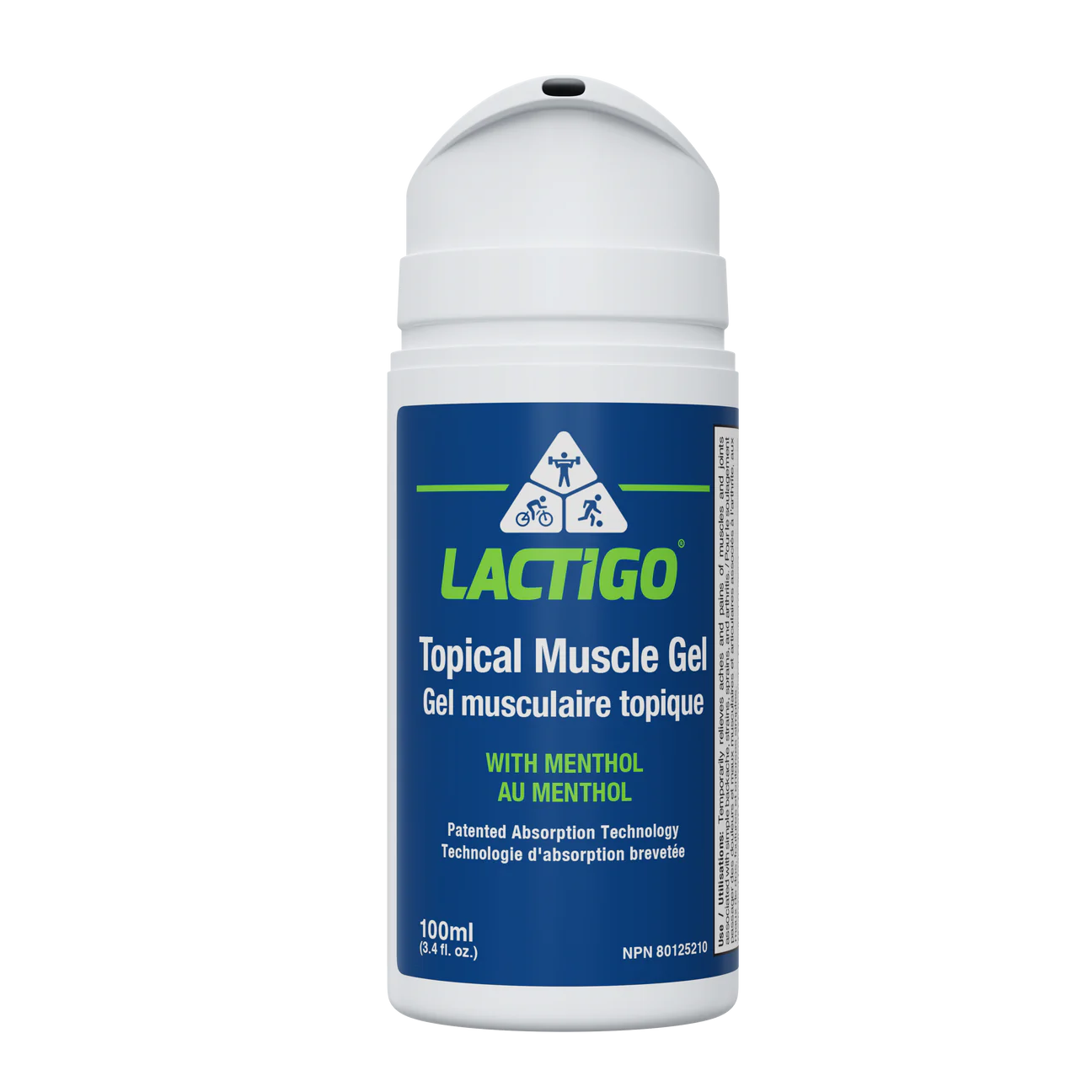 Lactigo Sports Performance & Recovery Gel with Menthol