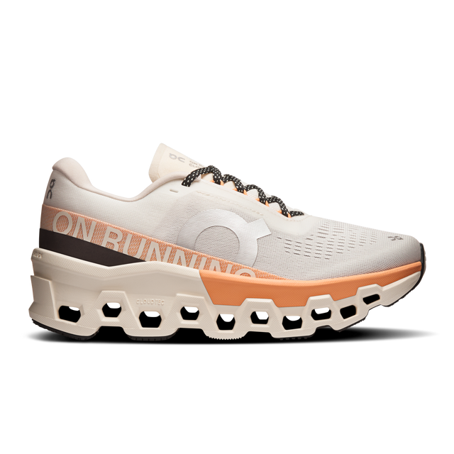 W On Cloudmonster 2 Ivory Tangerine