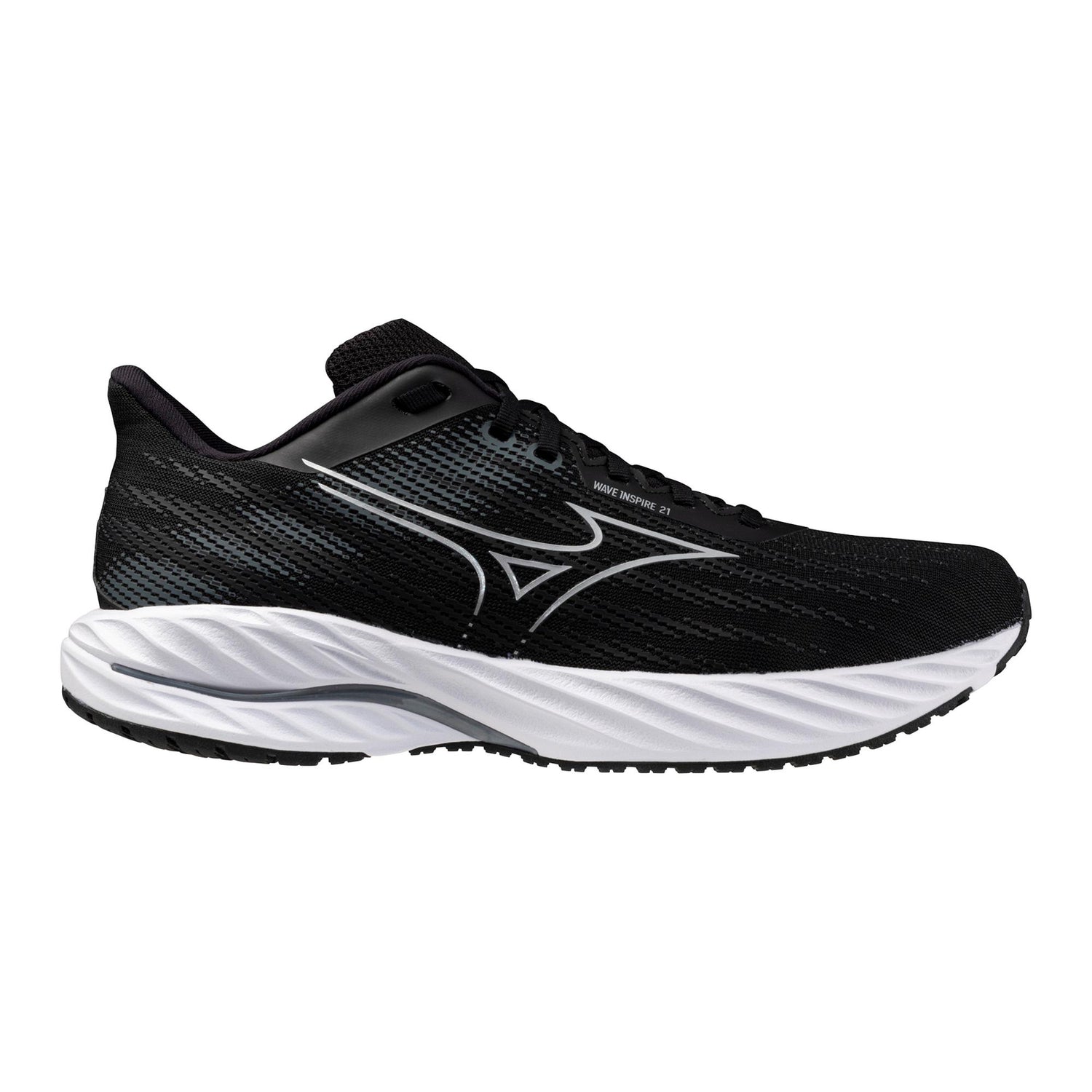 M Mizuno Wave Inspire 21 Black Silver