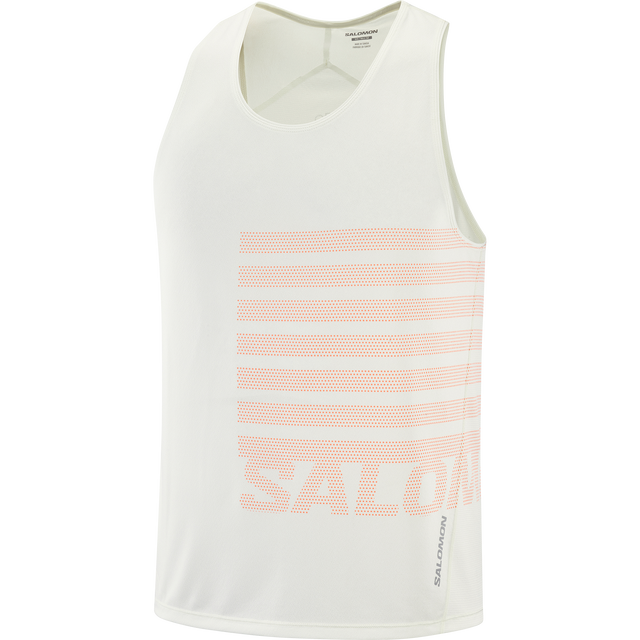 M Salomon Sense Aero Graphics Singlet Icicle