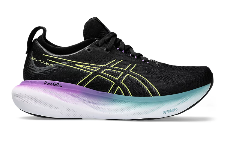 Asics gel online nimbus womens black