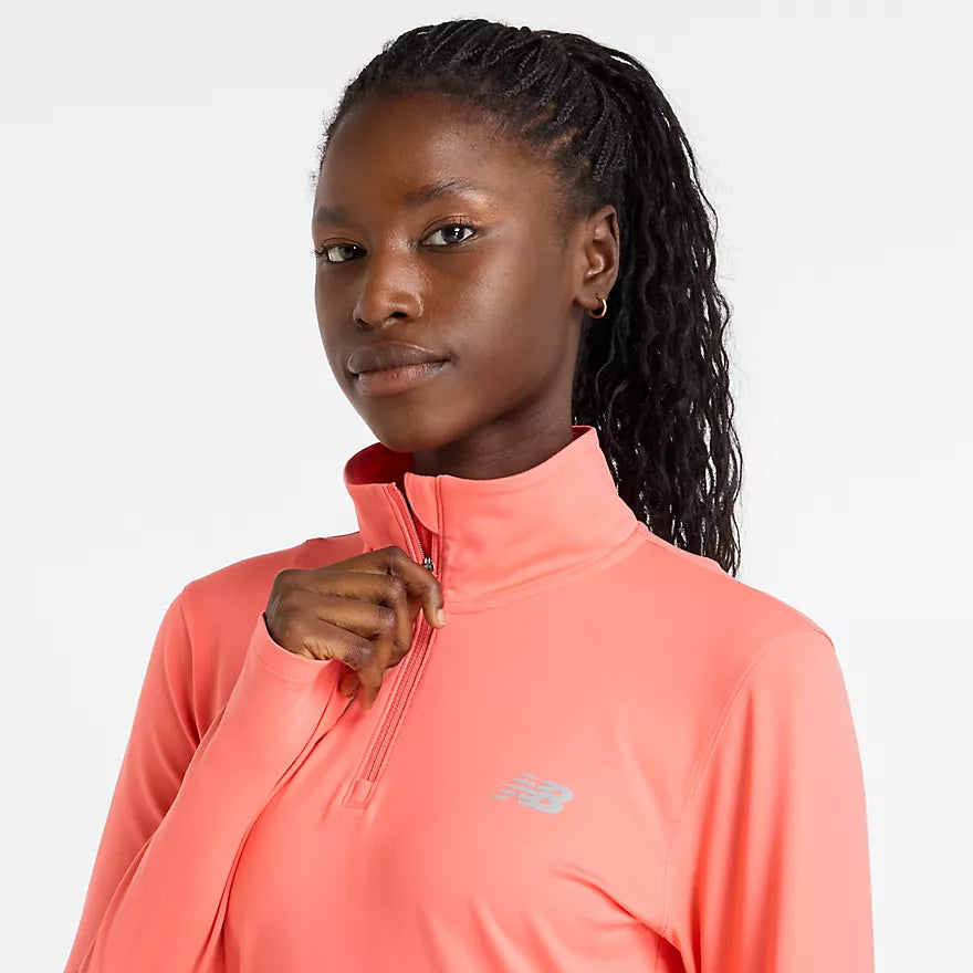 W New Balance Sport Essentials Space Dye 1/4 Zip