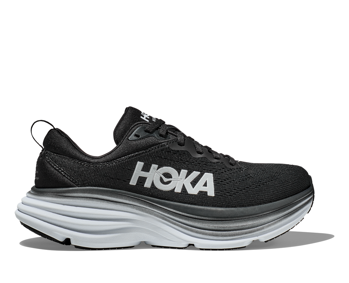 New 2023 Hoka Bondi 8 Clifton Run Hoka Shoes Women Triple Black