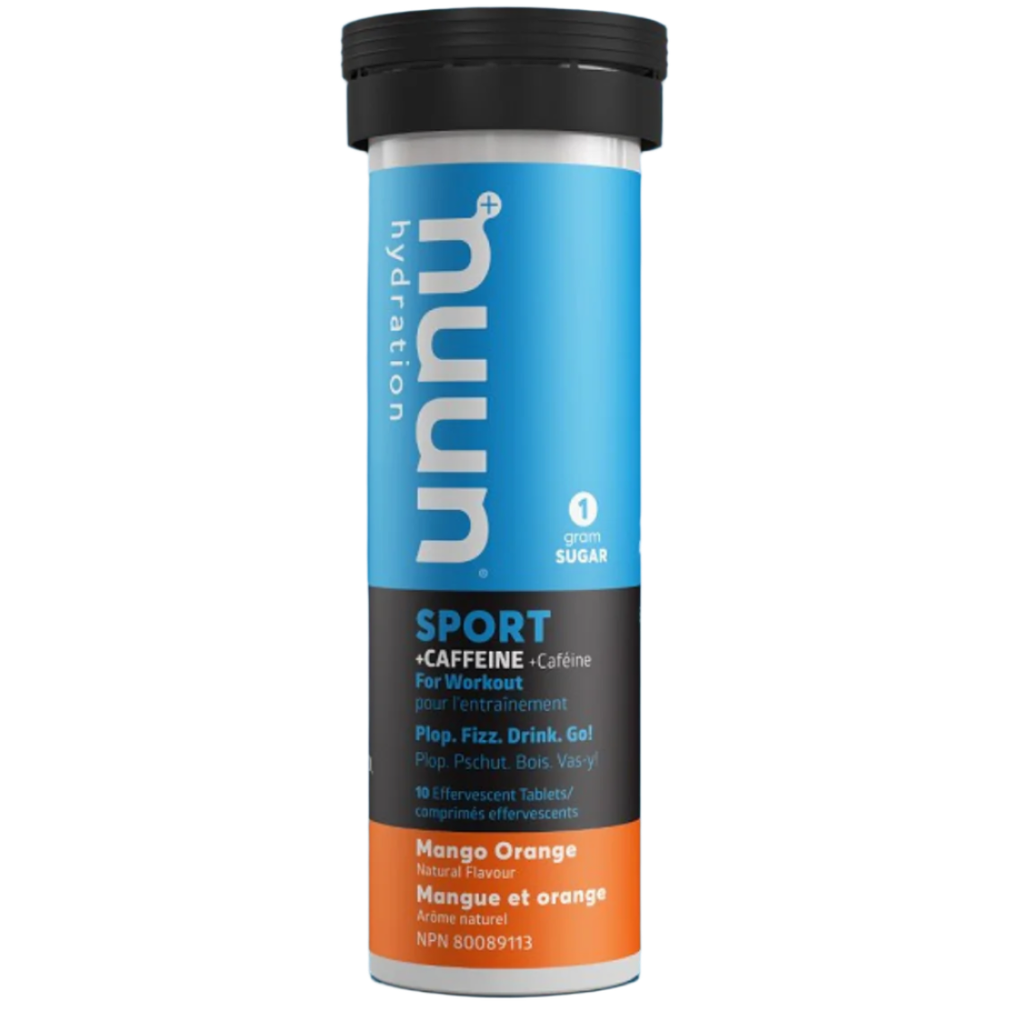 Nuun Sport With Caffeine, Mango/Orange