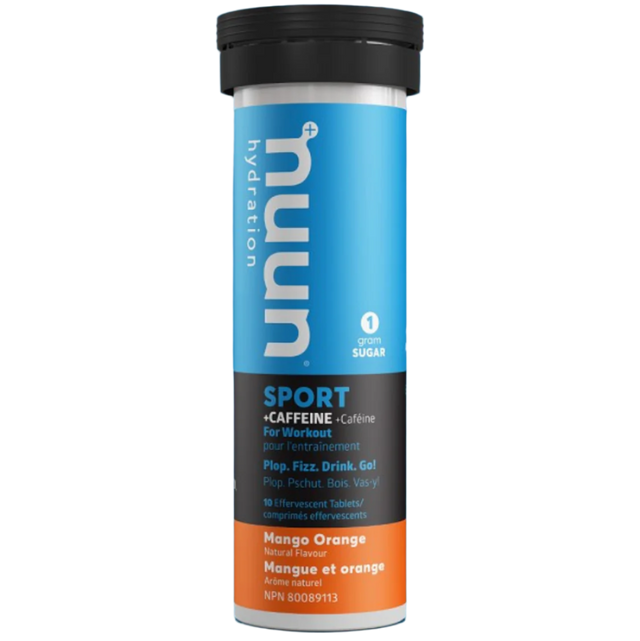 Nuun Sport With Caffeine, Mango/Orange