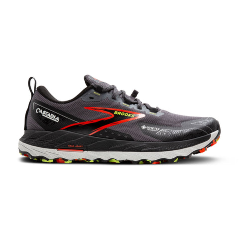 M Brooks Cascadia 18 GTX Blackened Pearl/Black/Tomato