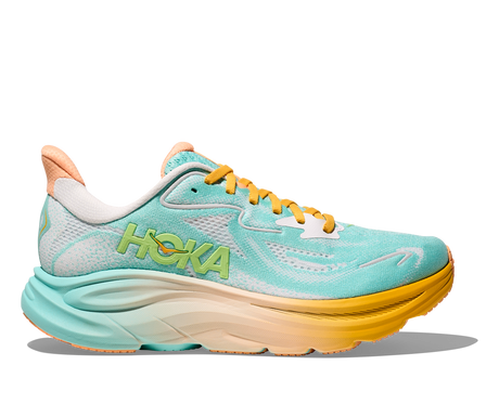 W Hoka Clifton 10 Blue Spark White