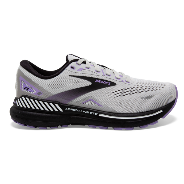 W Brooks Adrenaline GTS 22 Black/Purple – Frontrunners Footwear