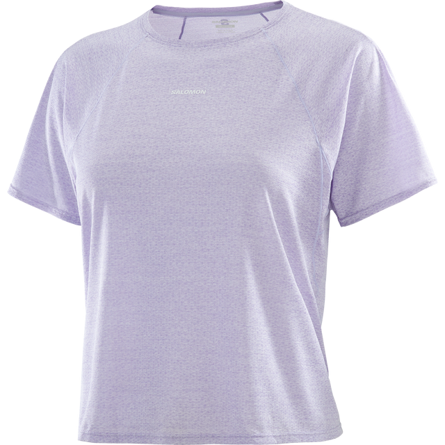 W Salomon SHKout Air Crop SS Tee