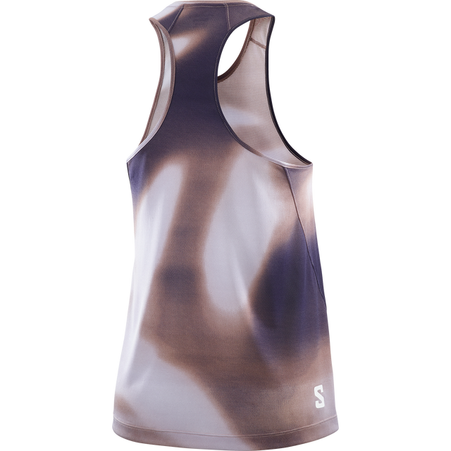 W Salomon Shakeout Core Tank GFX