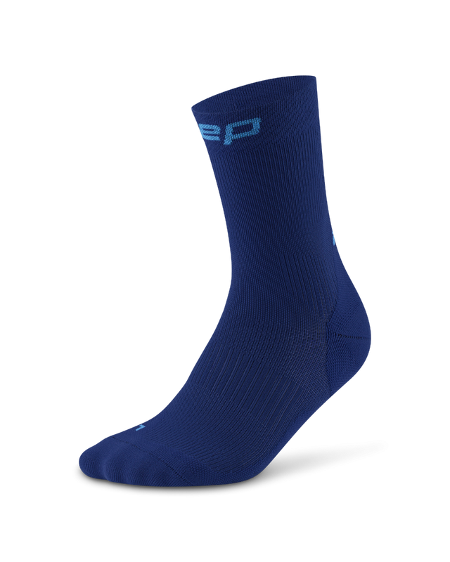 W CEP Core Run Socks Mid Cut 5.0 Dark Blue