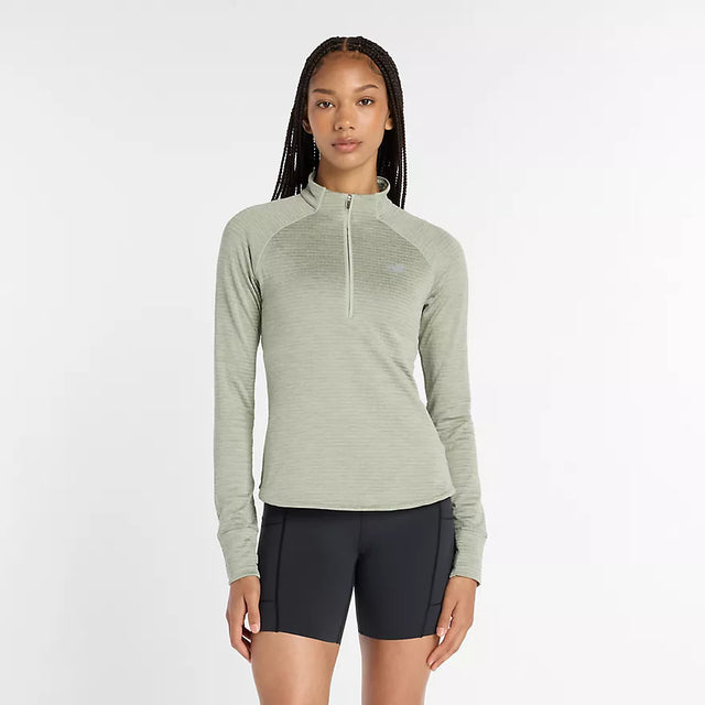 W New Balance Athletics Heat Grid Half Zip