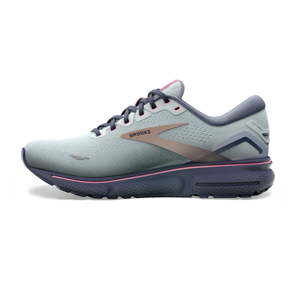 W Brooks Ghost 15 Spa Blue/Neo Pink/ Copper – Frontrunners Footwear