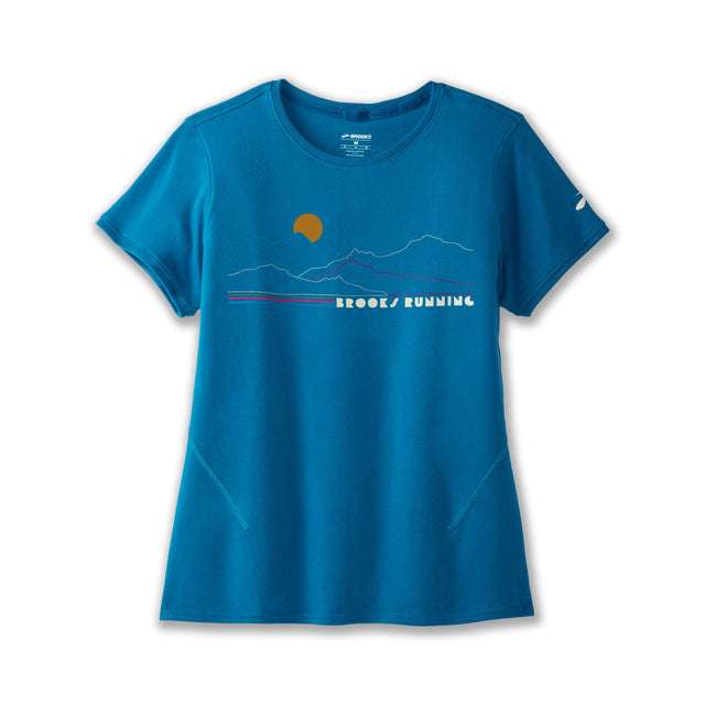 W Brooks Distance Graphic Short Sleeve