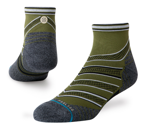 M Stance Run: 'Conflicted' Quarter Sock