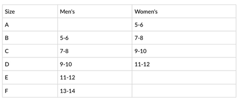 Calvin klein best sale us size chart