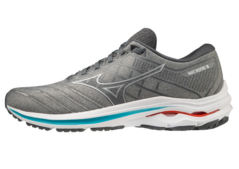 Mizuno wave rider 18 online black silver
