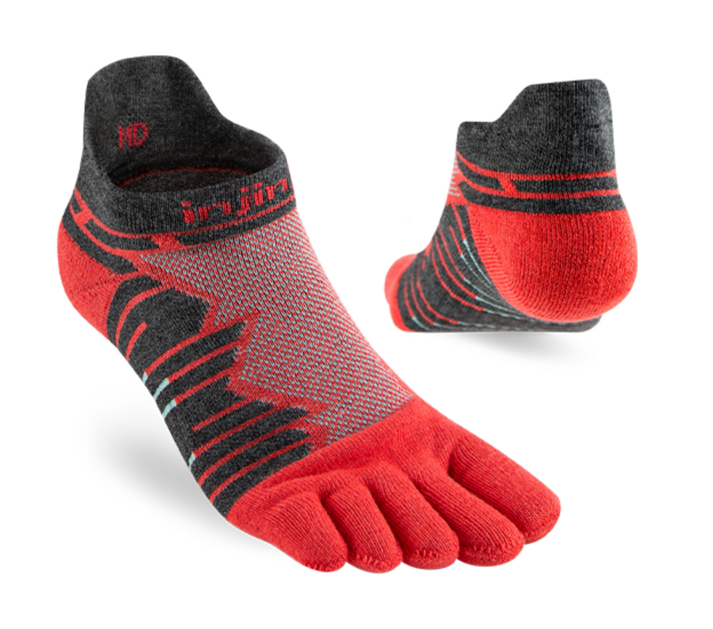 Injinji Ultra Run No Show Socks Black S