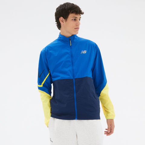 M New Balance Graphic Impact Run Packable Jacket