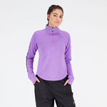 W New Balance Impact Run AT Half Zip Pullover